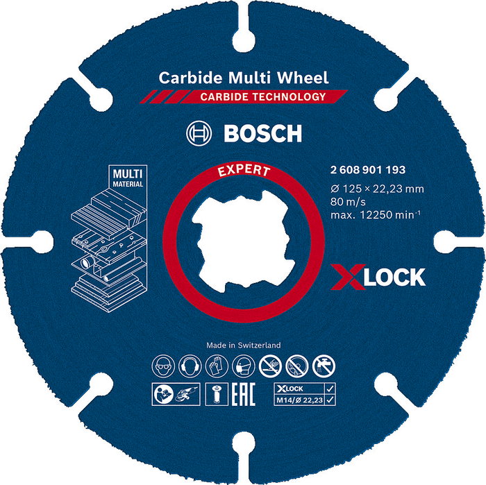 Bosch Disco Carburo Expert X-LOCK Multimaterial 115 Bosch Disco Carburo Expert X-LOCK Multimaterial 115