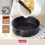 Zenker Juego de 3 moldes redondos desmontables Negro Metalizado 20, 24 y 28 cm