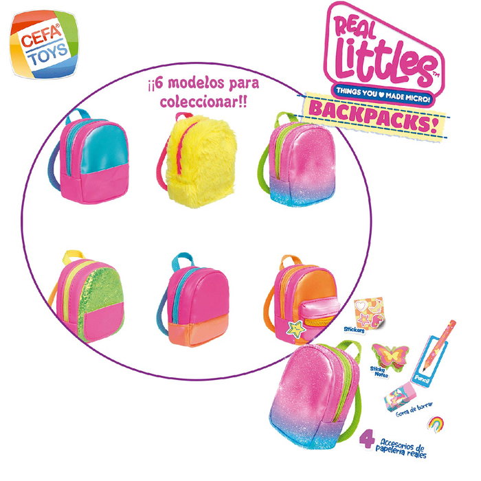 Cefa Real Littles Mochila Neon - Modelos surtidos