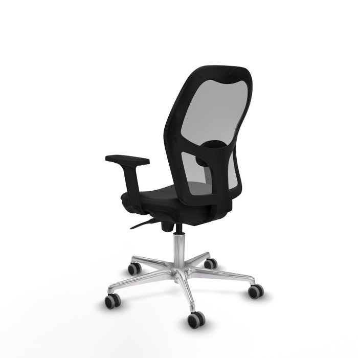 PIQUERAS Y CRESPO Silla de oficina Jorquera con mecanismo Sincro, Negro y Gris PIQUERAS Y CRESPO Silla de oficina Jorquera con mecanismo Sincro, Negro y Gris