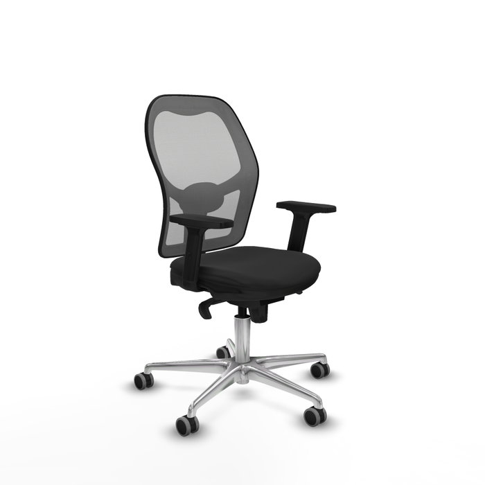 PIQUERAS Y CRESPO Silla de oficina Jorquera con mecanismo Sincro, Negro y Gris PIQUERAS Y CRESPO Silla de oficina Jorquera con mecanismo Sincro, Negro y Gris
