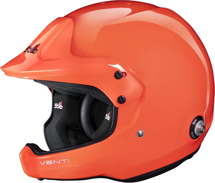 Stilo Casco Wrc Trophy Offshore Snell Sa2020 Fia8859-15 Naranja Fluor Sin Clip Hans STIDA0220BF2T57