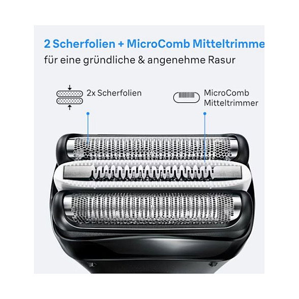 Braun Series 3 3010 BT Black/Blue en Negro y Azul