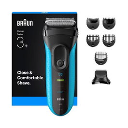 Braun Series 3 3010 BT Black/Blue en Negro y Azul