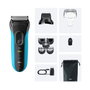 Braun Series 3 3010 BT Black/Blue en Negro y Azul