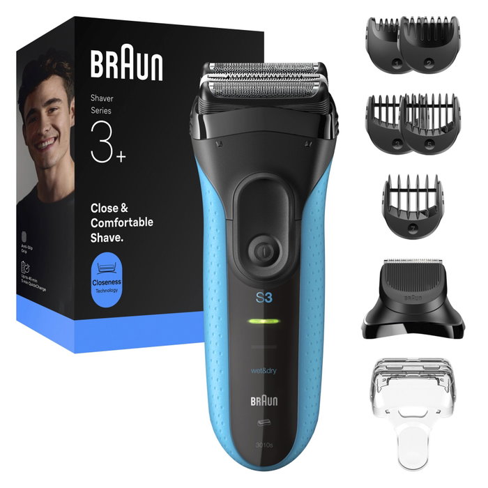 Braun Series 3 3010 BT Black/Blue