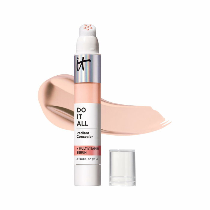 It Cosmetics DO IT ALL RADIANT corrector #105-Fair Cool 7 ml - Corrector en suero 4 en 1, cobertura media, 16 horas de iluminación It Cosmetics DO IT ALL RADIANT corrector #105-Fair Cool 7 ml - Corrector en suero 4 en 1, cobertura media, 16 horas de iluminación