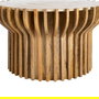 Mesa Centro Madera-Mármol Salón 78,50 X 78,50 X 47 cm