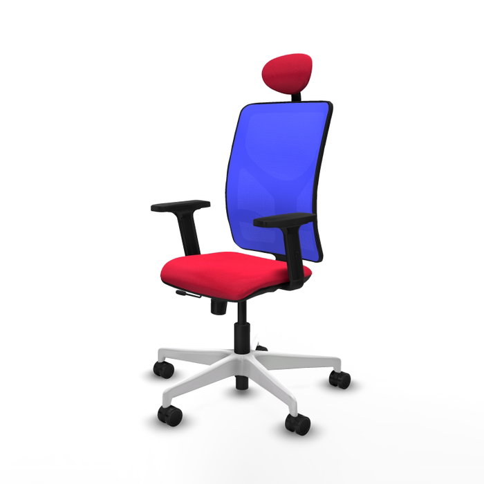 PIQUERAS Y CRESPO Silla de oficina Motilla con mecanismo Sincro/Traslack, Rojo y Azul PIQUERAS Y CRESPO Silla de oficina Motilla con mecanismo Sincro/Traslack, Rojo y Azul