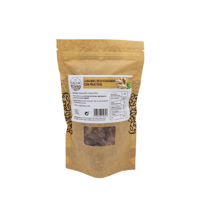 INT SALIM Jengibre deshidratado con fructosa 250g INT SALIM Jengibre deshidratado con fructosa 250g