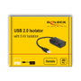 DeLOCK Aislador USB 2.0 Tipo-A Macho a Hembra con Aislamiento de 5 kV