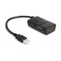DeLOCK Aislador USB 2.0 Tipo-A Macho a Hembra con Aislamiento de 5 kV