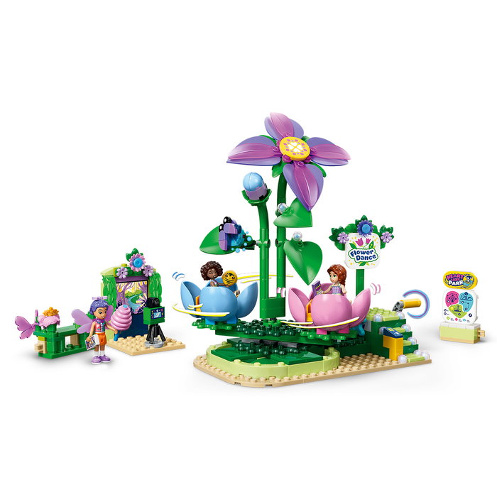 LEGO Friends Tazas Locas Flores y Hadas 42702 Juguete de Construcción con Minipersonajes y Accesorios para Niñas y Niños de 7+ Años