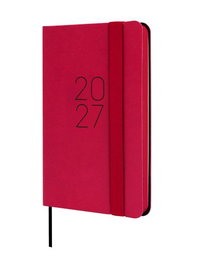 FINOCAM Agenda Anual 2027 Flexi Lisa Roja