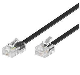 MicroConnect MPK463S Cable RJ11-RJ45 15m Macho-Macho Negro