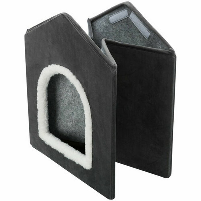 Trixie Refugio Livia 38 x 41 x 44 cm - Gris oscuro / Blanco