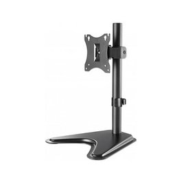 Manhattan Soporte de Monitor Ajustable para Escritorio, Inclinación/Giro/Rotación, Compatible con Pantallas 17-27" (43-68 cm), VESA 75x75/100x100 mm, Hasta 7 kg, Negro