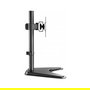 Manhattan Soporte de Monitor Ajustable para Escritorio, Inclinación/Giro/Rotación, Compatible con Pantallas 17-27" (43-68 cm), VESA 75x75/100x100 mm, Hasta 7 kg, Negro