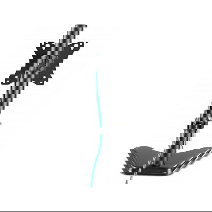 Manhattan Soporte de Monitor Ajustable para Escritorio, Inclinación/Giro/Rotación, Compatible con Pantallas 17-27" (43-68 cm), VESA 75x75/100x100 mm, Hasta 7 kg, Negro