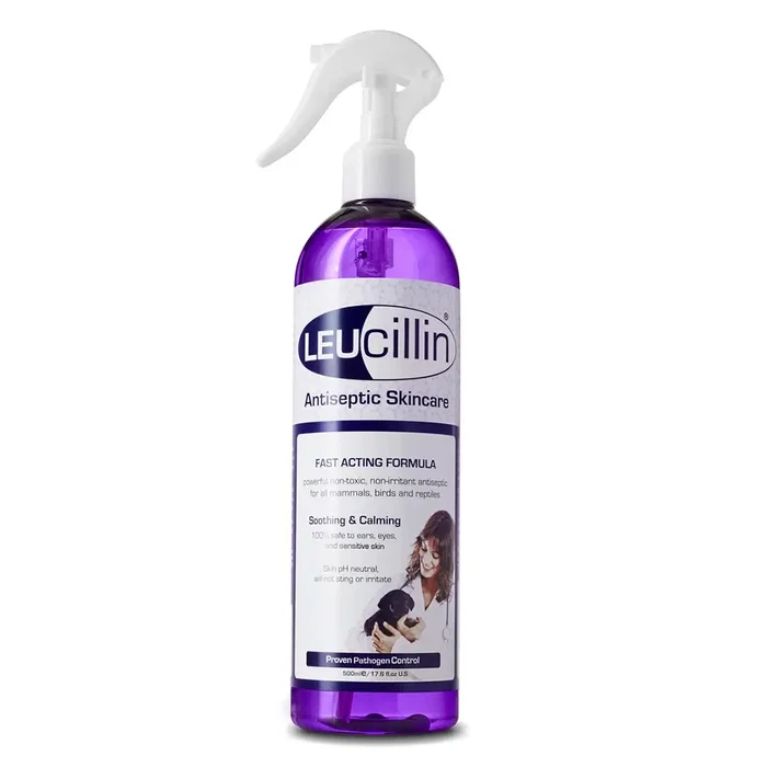 Leucillin Liquido Spray 500 mL Antiséptico con Ácido Hipocloroso