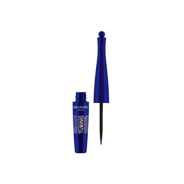 Bourjois Liner Pinceau Tubing Delineador de Ojos #003 Blue, Color Azul de Larga Duración, 2.5 ml