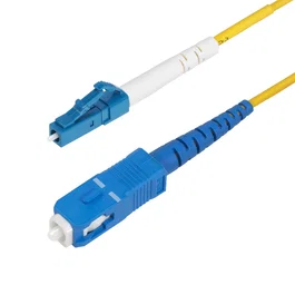Startech Cable de fibra óptica simplex OS2 LC a SC 2m Amarillo