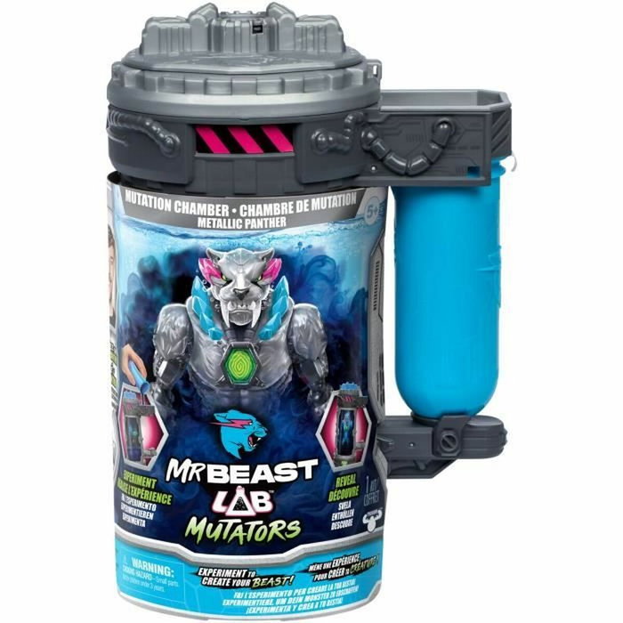 Moose Toys Mutators Panthere - Figura de cámara de mutación translúcida MR Beast LAB Moose Toys Mutators Panthere - Figura de cámara de mutación translúcida MR Beast LAB
