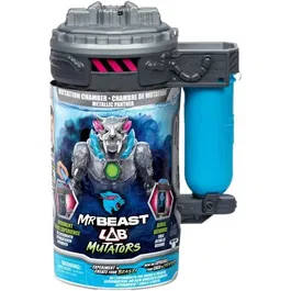 Moose Toys MR Beast LAB Mutators Figura de cámara de mutación translúcida Panthere - Realiza un experimento para crear tu criatura
