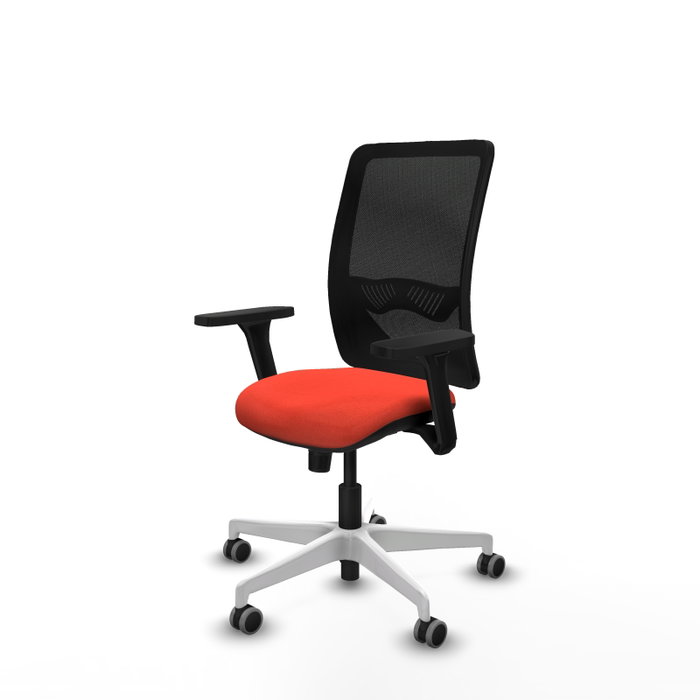 PIQUERAS Y CRESPO Silla de oficina Zulema con Mecanismo Sincro, Naranja oscuro y Negro PIQUERAS Y CRESPO Silla de oficina Zulema con Mecanismo Sincro, Naranja oscuro y Negro