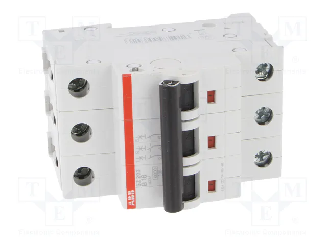 ABB SZ203-B16 Interruptor magnetotérmico 3 polos 16A B