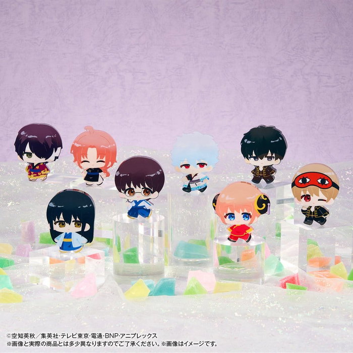 Megahouse Gintama Karakoro Clear Candy Figuras Vol. 2 Surtido de 8 Cajas Sorpresa