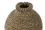 DKD Home Decor Jarrón de Fibra Natural 15x15x32 cm