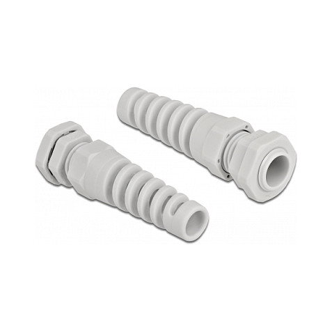 DeLOCK Prensaestopas con alivio de tensión PG9 gris DeLOCK Prensaestopas con alivio de tensión PG9 gris
