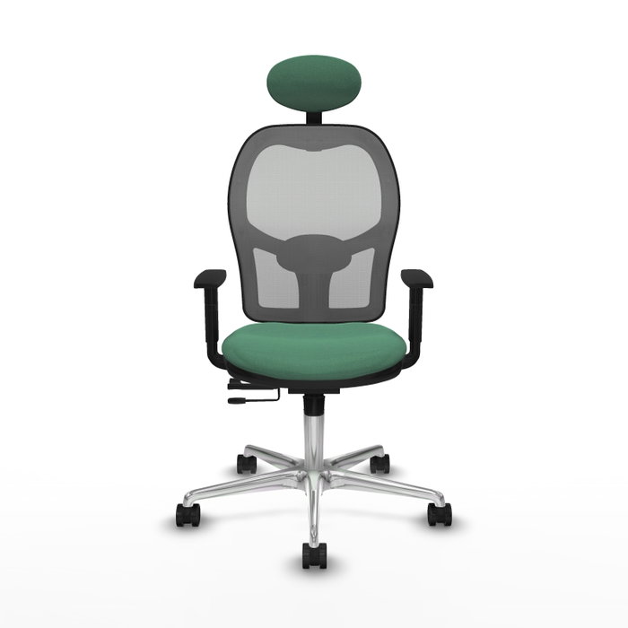 PIQUERAS Y CRESPO Silla de oficina Jorquera Verde esmeralda y Gris