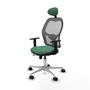 PIQUERAS Y CRESPO Silla de oficina Jorquera Verde esmeralda y Gris