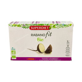 SUPERDIET Rabanofit Rabano Negro Bio 20Amp - Beneficioso para la digestión y eliminación de bilis