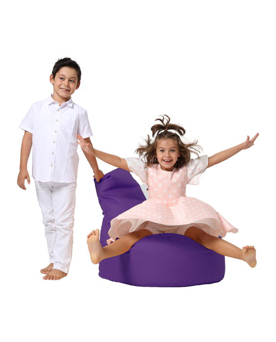 Atelier Del Sofa Saco de Judías para Jardín Morado, Comodidad y Diseño Moderno, Impermeable, Ancho Asiento 70cm, Alto Respaldo 70cm