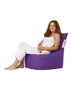 Atelier Del Sofa Saco de Judías para Jardín Morado, Comodidad y Diseño Moderno, Impermeable, Ancho Asiento 70cm, Alto Respaldo 70cm