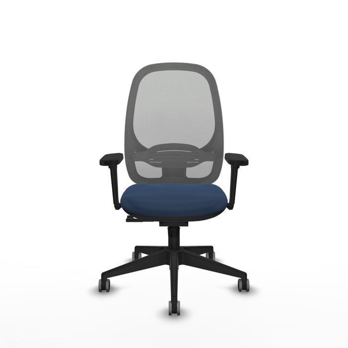 PIQUERAS Y CRESPO Silla de oficina Cilanco con mecanismo Sincro, Azul marino y Gris PIQUERAS Y CRESPO Silla de oficina Cilanco con mecanismo Sincro, Azul marino y Gris