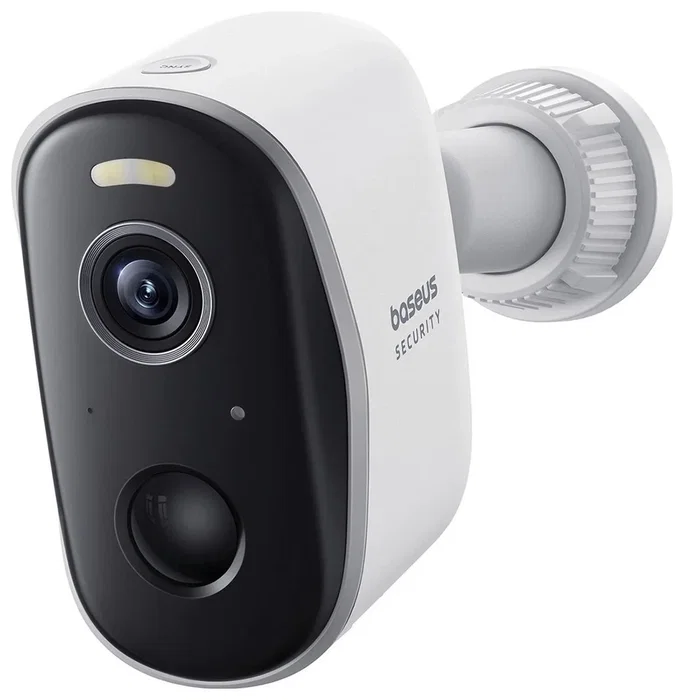 Baseus Security N1 Cámara Exterior 2K Inalámbrica WiFi Blanca - Bixoto.com