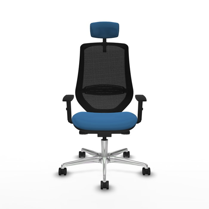 PIQUERAS Y CRESPO Silla de oficina Mardos con mecanismo Sincro/Traslack, Azul claro y Negro PIQUERAS Y CRESPO Silla de oficina Mardos con mecanismo Sincro/Traslack, Azul claro y Negro