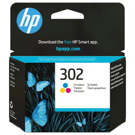 HP Cartucho de tinta 302 tricolor estándar F6U65AE original