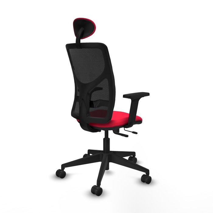 PIQUERAS Y CRESPO Silla de oficina Motilla con mecanismo Sincro/Traslack Rojo/Negro PIQUERAS Y CRESPO Silla de oficina Motilla con mecanismo Sincro/Traslack Rojo/Negro