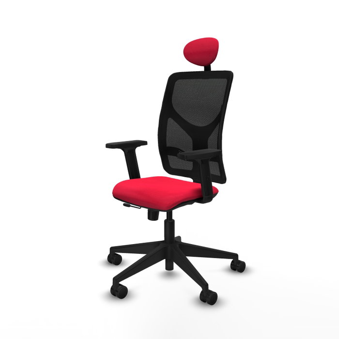 PIQUERAS Y CRESPO Silla de oficina Motilla con mecanismo Sincro/Traslack Rojo/Negro PIQUERAS Y CRESPO Silla de oficina Motilla con mecanismo Sincro/Traslack Rojo/Negro