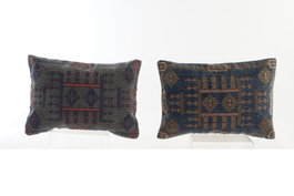 DKD Home Decor Cojín Algodón 50x10x35 Geometric Bordado Set de 2