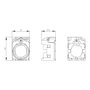 Siemens 3SU1550-0AA10-0AA0 Halter para 3 módulos metálicos