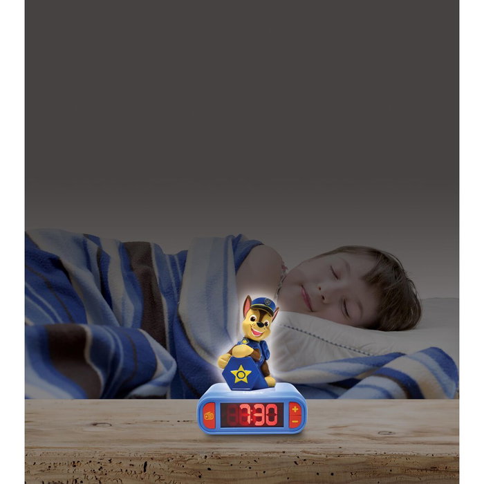Lexibook Despertador digital Paw Patrol con luz de noche 3D y efectos sonoros Chase Lexibook Despertador digital Paw Patrol con luz de noche 3D y efectos sonoros Chase