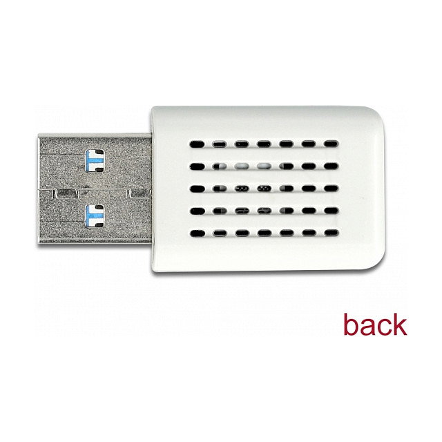 DeLOCK Micro Stick WLAN Doble Banda USB 3.0 867 + 300 Mbps Blanco