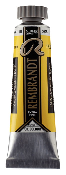Rembrandt Amarillo Cadmio Claro 208 Pintura al Óleo Tubo 15 ml Rembrandt Amarillo Cadmio Claro 208 Pintura al Óleo Tubo 15 ml