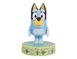 Wondee Lampara Bluey Icon Light - Lampara Nocturna 3D LED con Forma de Bluey, 11 cm de Altura, Incluye Embalaje para Colorear, 2 Pilas AAA